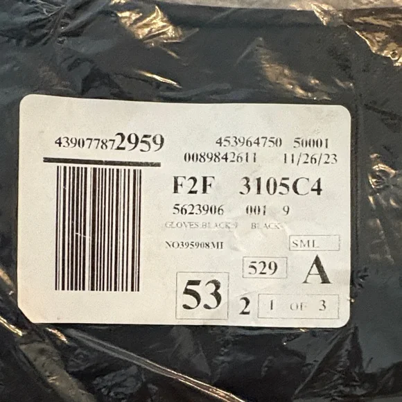 Nordstrom Black Gloves - Picture 4 of 5